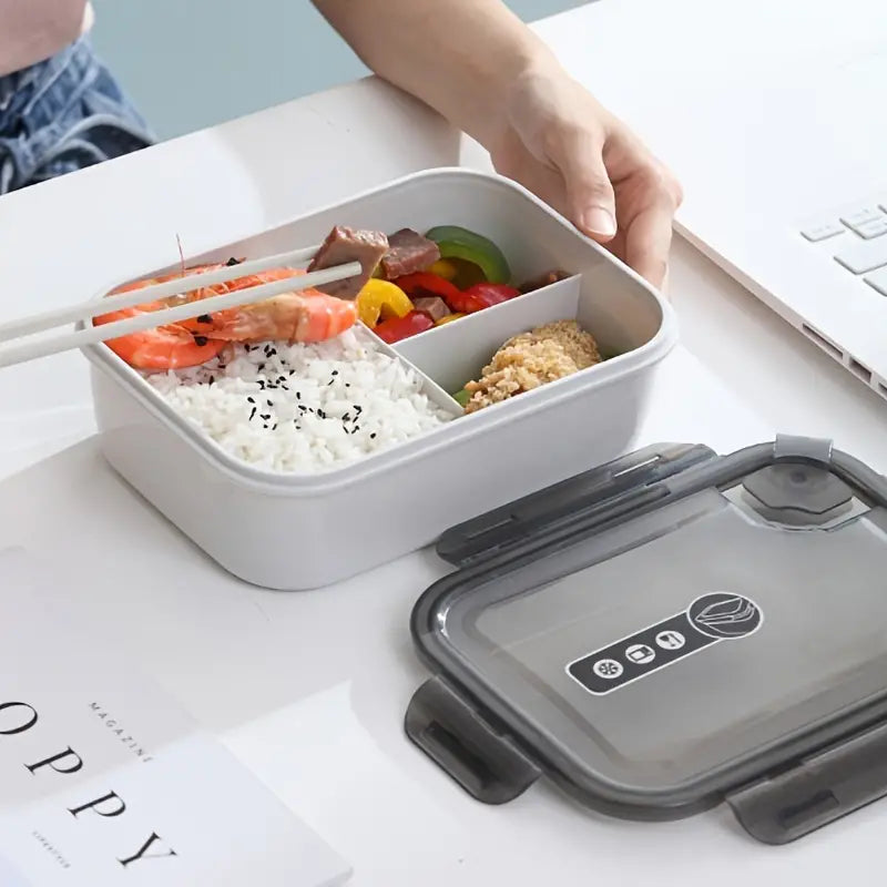 Microwavable Sealed Bento Box with Multi-partitions