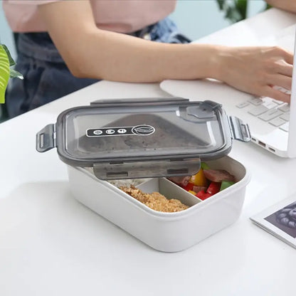 Microwavable Sealed Bento Box with Multi-partitions