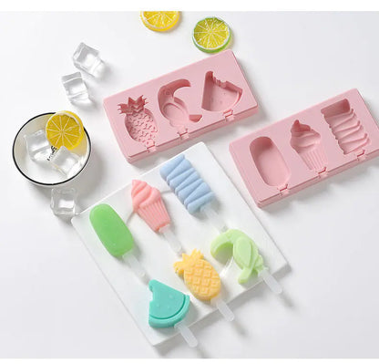 DIY Silicone Ice Cream Molds and Popsicle Maker