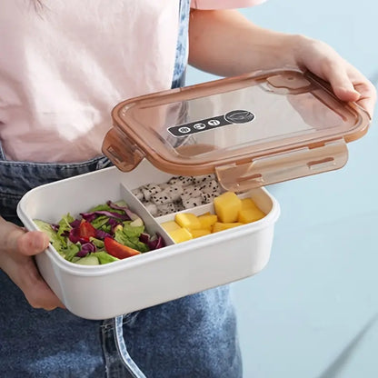 Microwavable Sealed Bento Box with Multi-partitions
